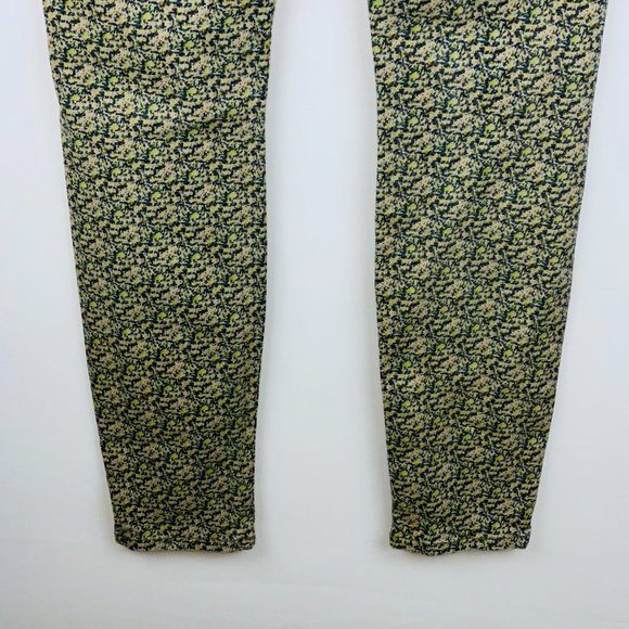 Cabi Ditsy Print Abstract Floral Printed Skinny Jeans 4 - Picture 7 of 8